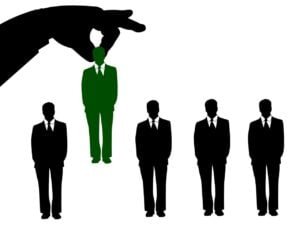 Picking hiring candidate.