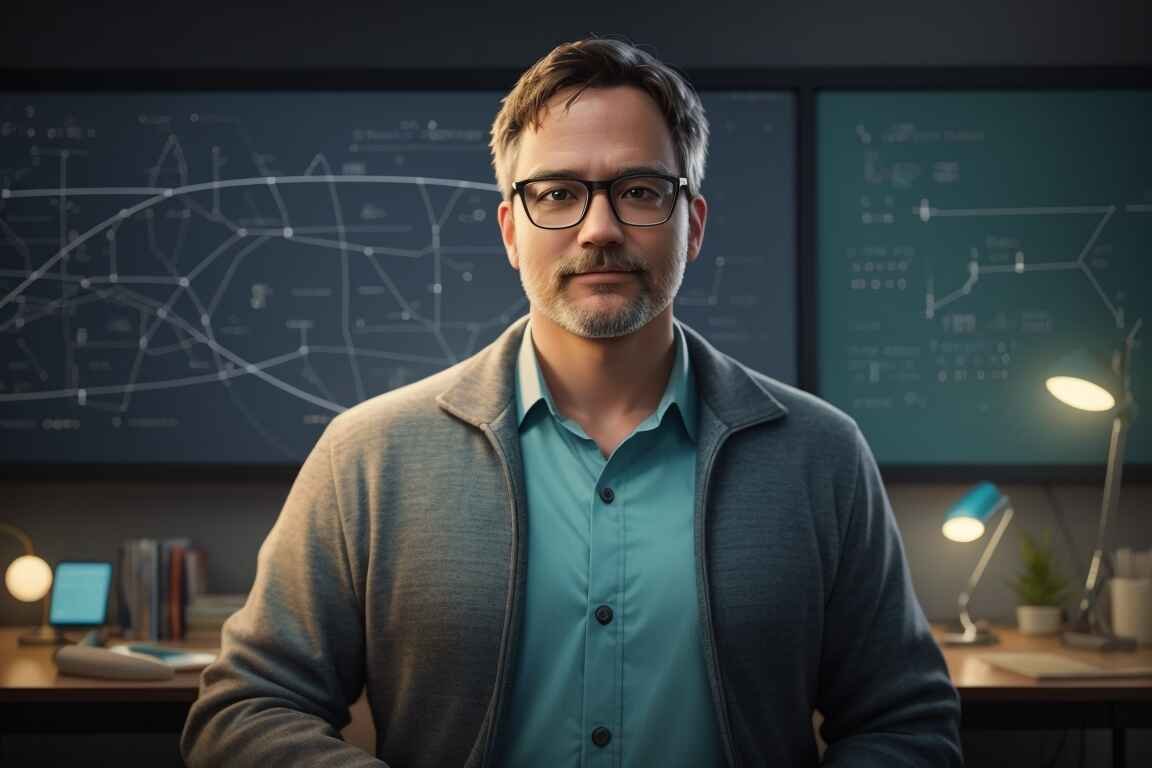 DreamShaper_v7_image_prompt_Explainer_Video_personality_Illust_0 (1) Teacher in the classroom