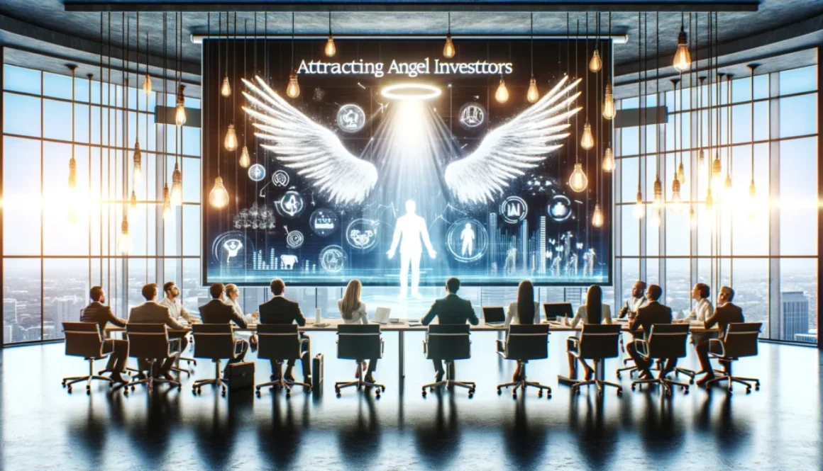 An Image of business attracting angel investors.