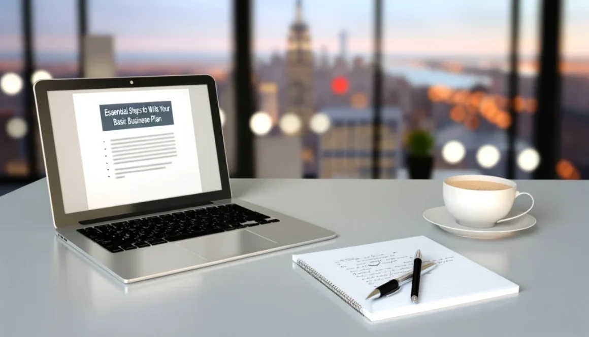 Essential Steps to Write Your Basic Business Plan