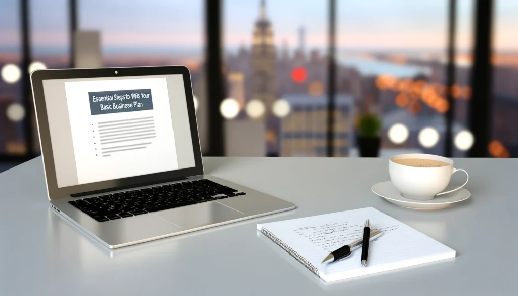 Essential Steps to Write Your Basic Business Plan