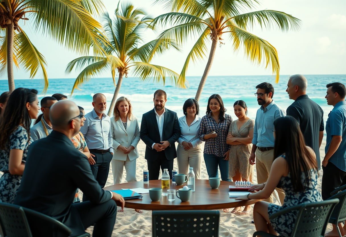 the-power-of-travel-transforming-you-into-a-stronger-leader- Leading an outdoor meeting