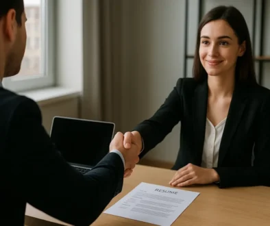 Job Interview Accepting