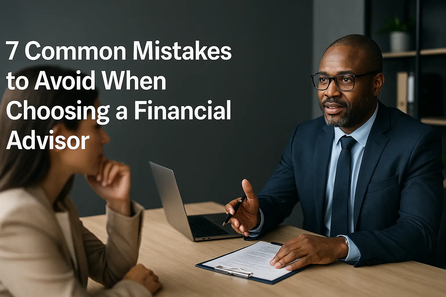 7 Common mistakes to avoid when choosing a financial advisor 7 Common mistakes to avoid when choosing a financial advisor