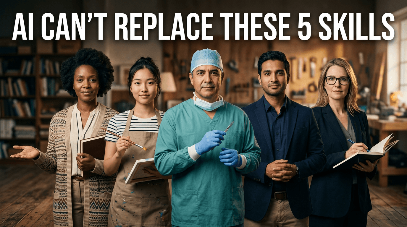 AI can&rsquo;t replace these 5 skills