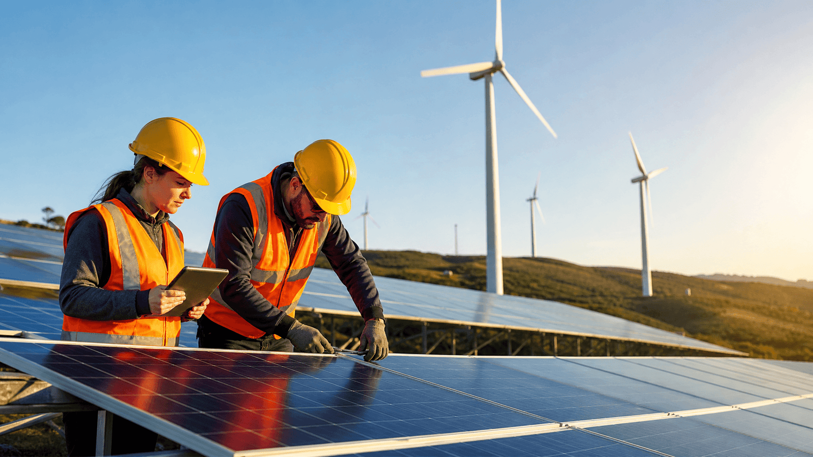 Solar energy workers and clean energy job growth