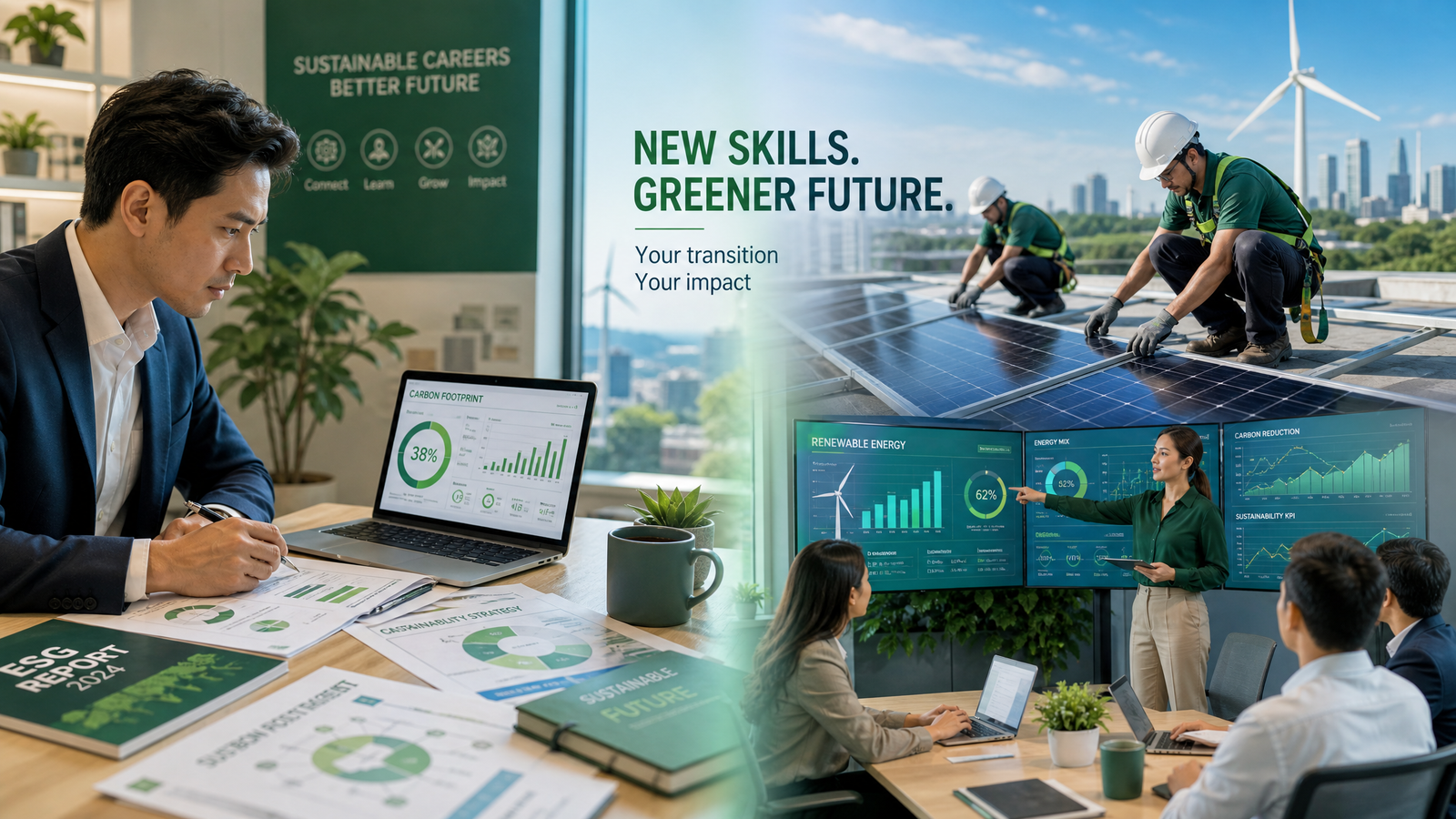 Workforce challenges and green skills gap