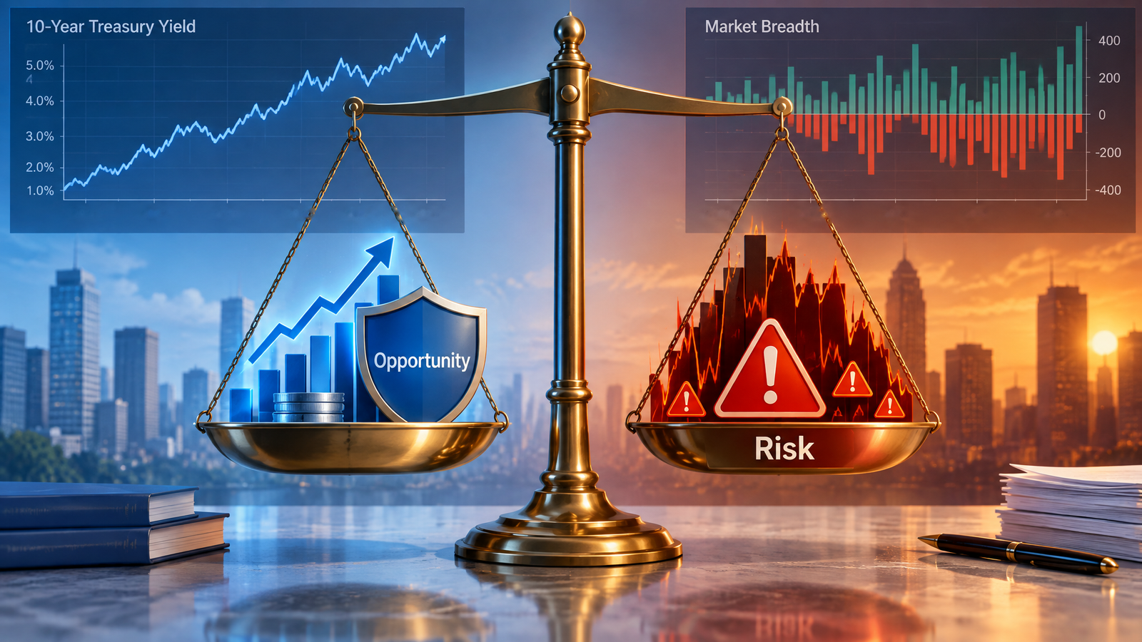 Investment risk warning signs and market volatility indicators